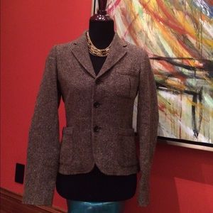 Ralph Lauren Ruby Tweed Riding Jacket