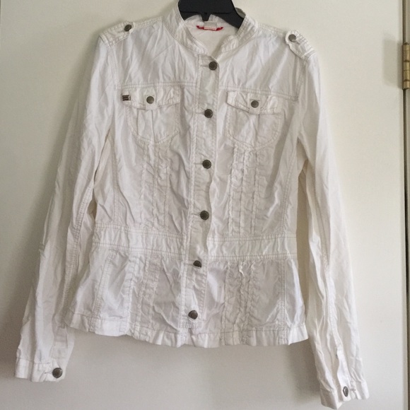 White blazer jacket