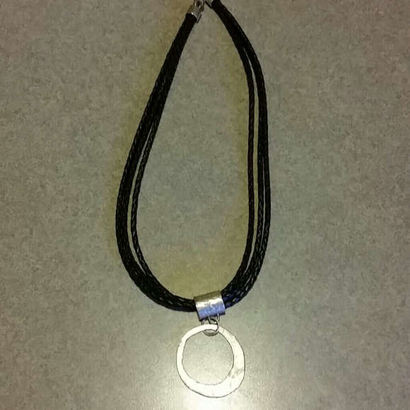 Silpada leather necklace