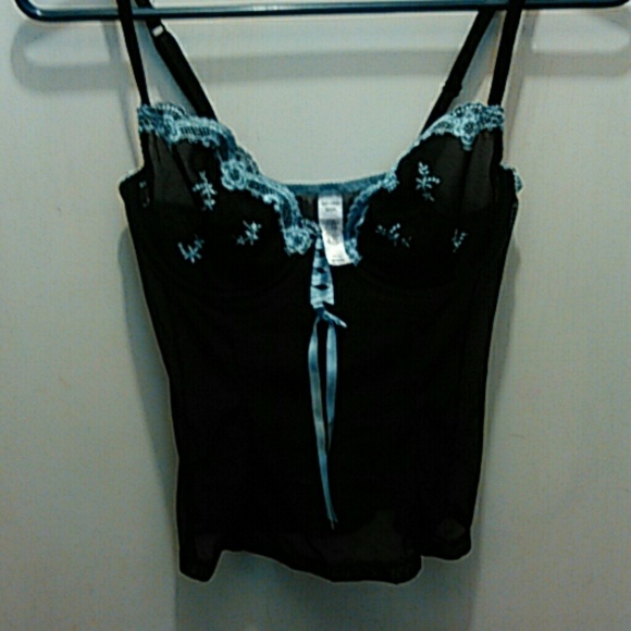 Black lingerie top