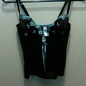 Black lingerie top