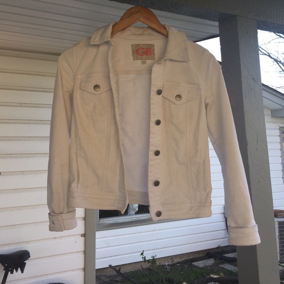 Gianni Bini white denim jacket