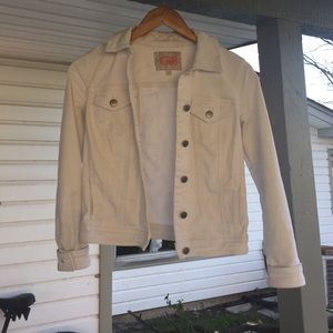 Gianni Bini white denim jacket