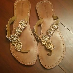 Size 10 Tommy Bahama Beaded Sandals