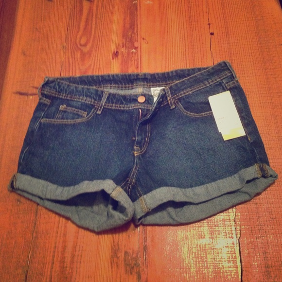 Cuffed denim H&M shorts