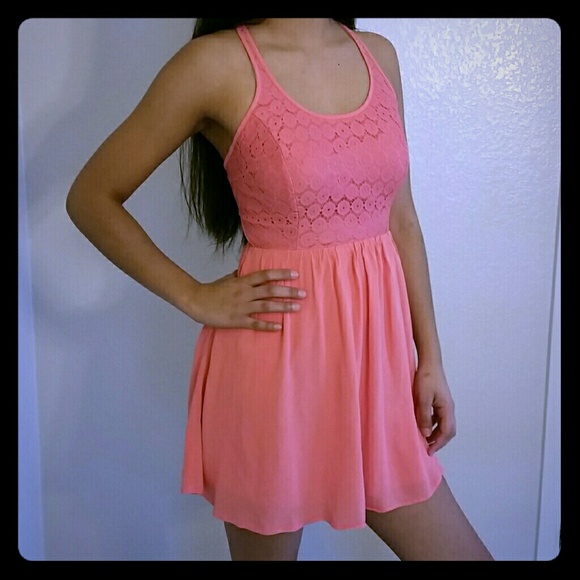 Vera Wang Cross Back Skater Dress