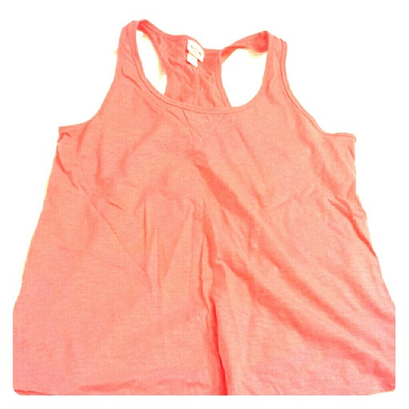 Plain orange tank