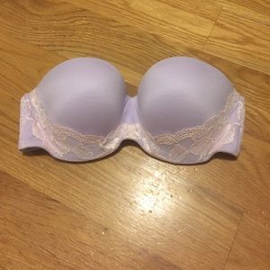 Body by Victoria lined strapless bra