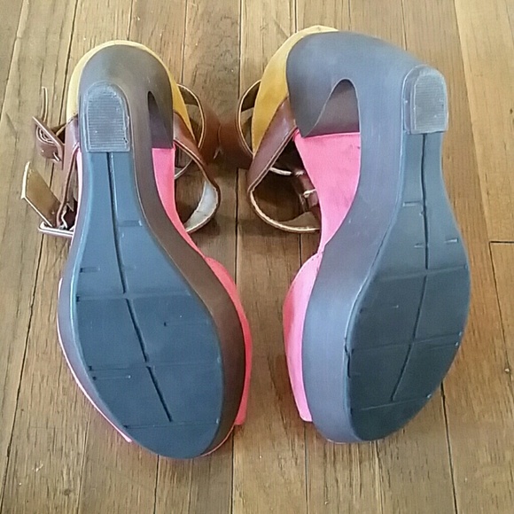 Multicolor wedges very comfy and cute - Picture 4 of 4