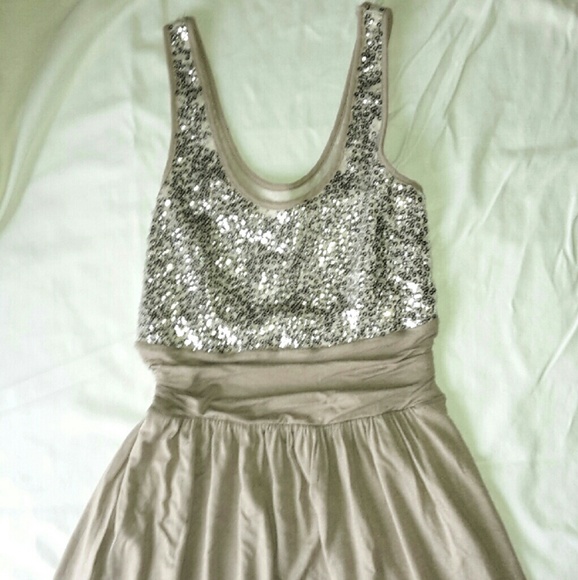 Express tan dress