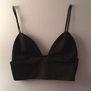NWOT black bralette