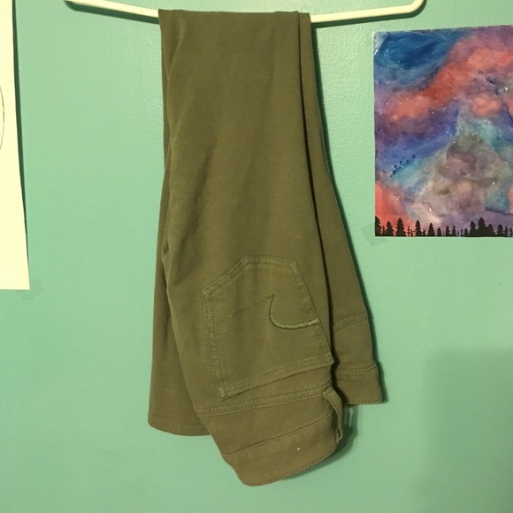Olive jeggings