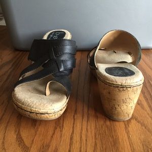 Black and Tan sandals
