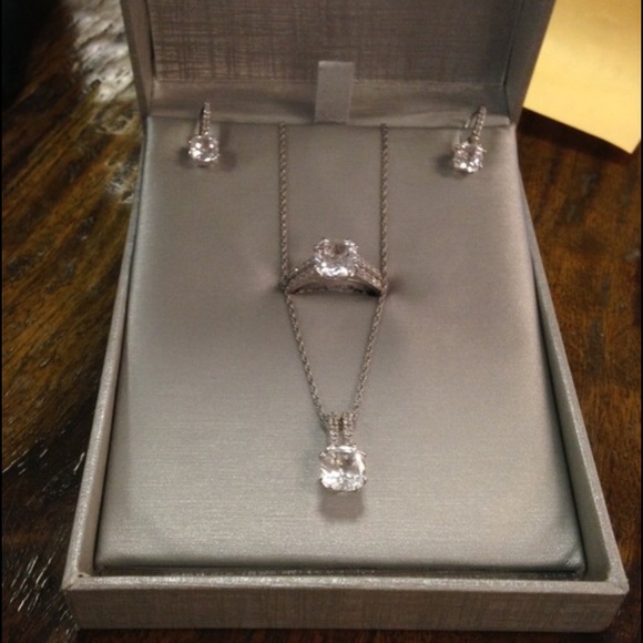 White Sapphire Zales Set