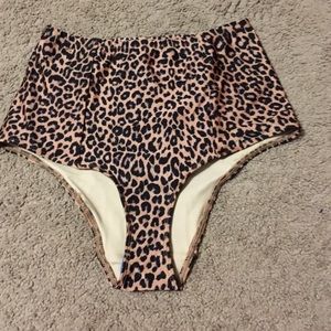 On hold American apparel high waisted swim bottoms