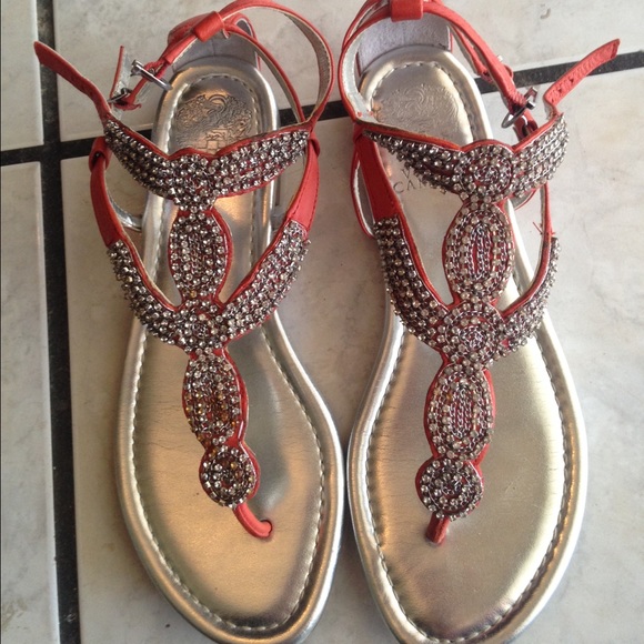 Vince Camuto coral sandals