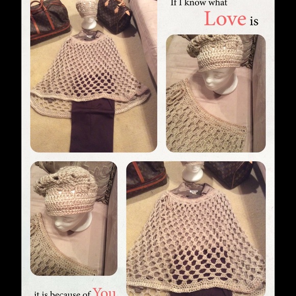 Mara hoskin design Other - Crochet Scarf/Hat Set (Beanie)