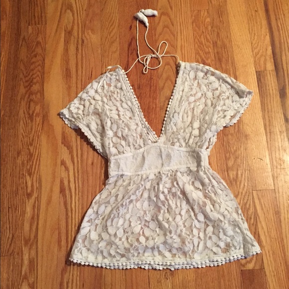 White lace top