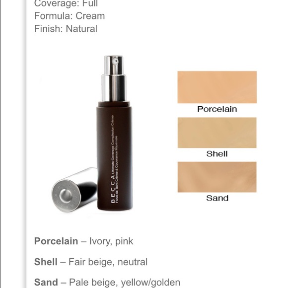 BECCA Ultimate Coverage Foundation - Shell - Picture 2 of 4