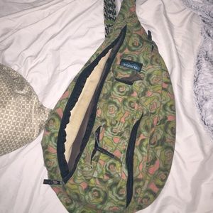 A kavu cross body bag.