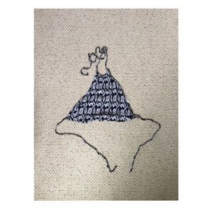 Brandy Melville Patterned Halter top