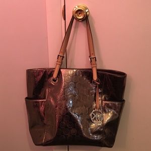 Michael Kors silver purse