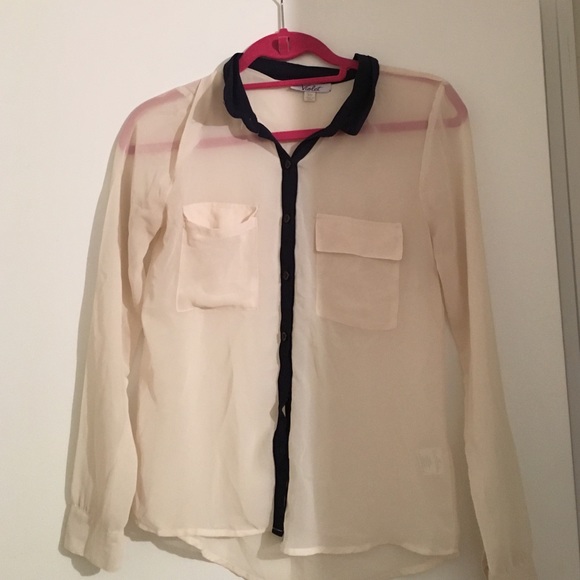 Cream blouse