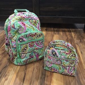 backpack and lunch box set🎉