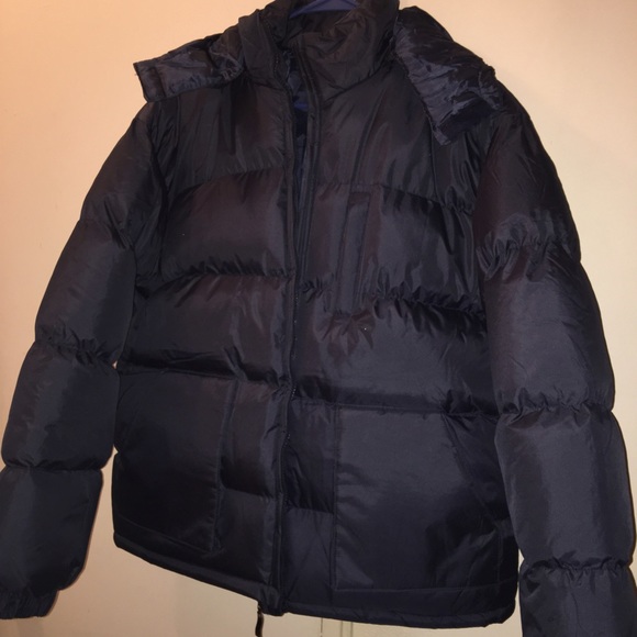 Blue Winter Down Jacket - image 3
