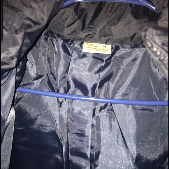 Blue Winter Down Jacket - image 4