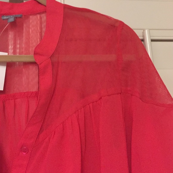Charlotte Russe Bright Coral Top - M - NWT - Picture 4 of 4