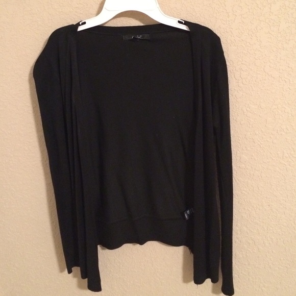 Thin black cardigan