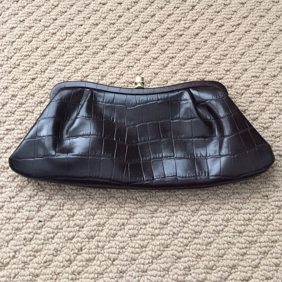 Banana Republic leather clutch
