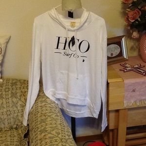 White Hollister Hoodie