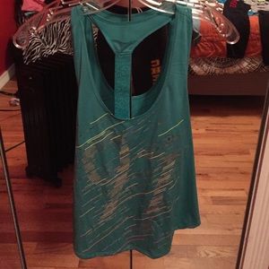 Blue active wear shirt