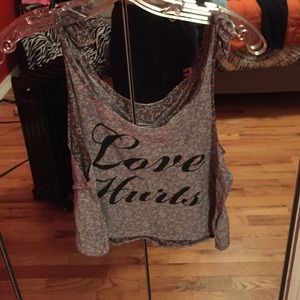 Love hurts cop top