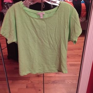 Neon green tee shirt