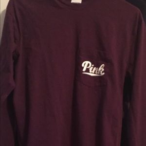 Pink crew neck