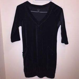 Black velvet tunic, apparel from Victoria’s Secret
