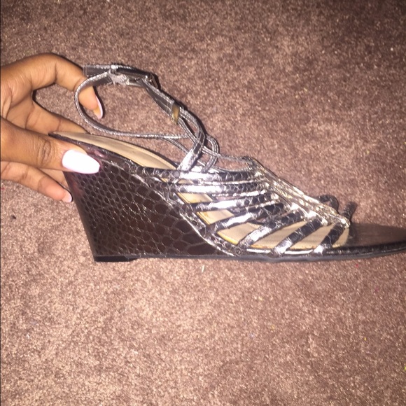 Metallic Python sandal - Picture 4 of 4