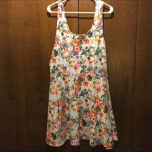 Floral Dress with Lace back