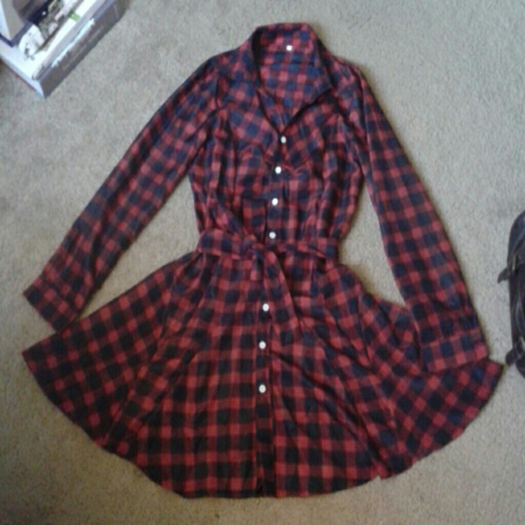 Plaid dress