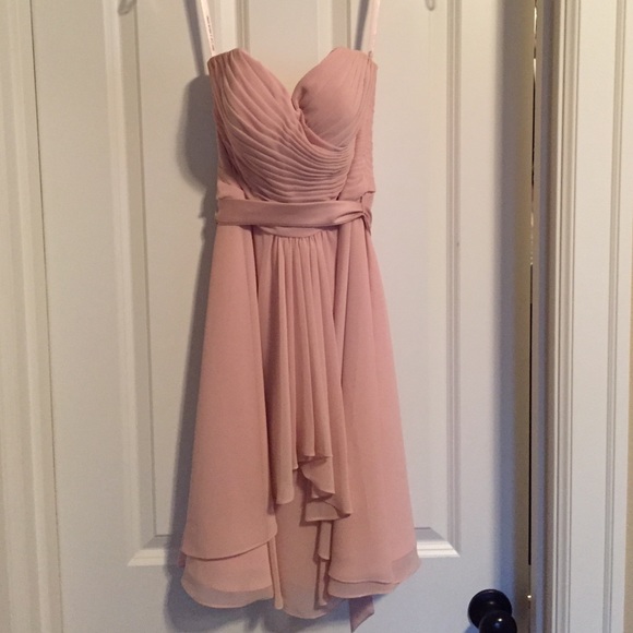 Gorgeous formal strapless dress (blush)