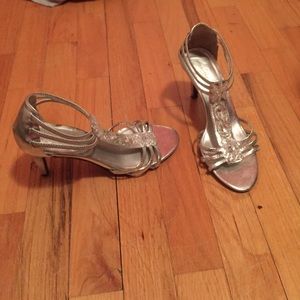 Silver shoes