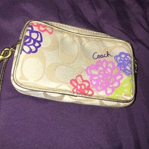 Coach small wristlet
