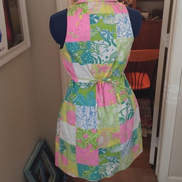 White tag Lilly Pulitzer shirt dress - Picture 2 of 4
