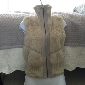 Faux fur vest