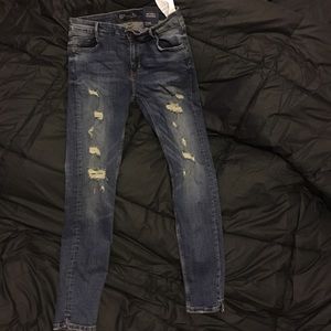 Zara skinny destroy jeans