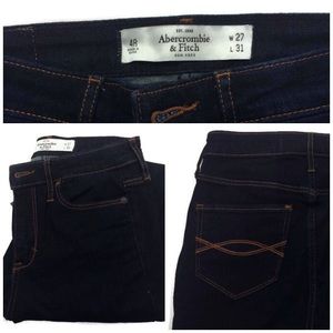 NWOT Abercrombie & Fitch High-Waisted Skinny Jeans