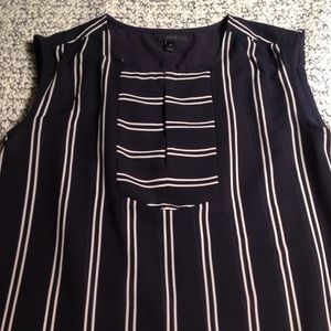 J. Crew sleeveless blouse